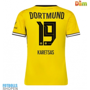 Billiga Borussia Dortmund Konstantinos Karetsas #19 Hemmatröja Dam 2026-27 Kortärmad